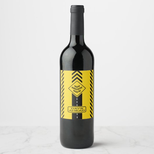 Étiquette Pour Bouteilles De Vin Jours à venir (Devant)
