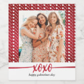 Étiquette Pour Bouteilles De Vin Joyeux Galentine's Day Photo (Étiquettes simples)