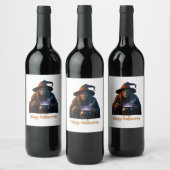 Étiquette Pour Bouteilles De Vin Joyeux Halloween (Bouteilles)