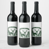 Étiquette Pour Bouteilles De Vin Joyeux Noël (Bouteilles)