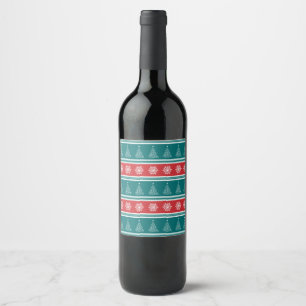 Étiquette Pour Bouteilles De Vin Joyeux Noël