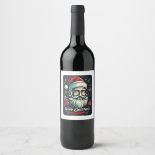 Étiquette Pour Bouteilles De Vin Joyeux Noël est ma bénédiction
