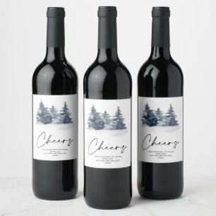 Étiquette Pour Bouteilles De Vin Joyeux Noël Joyeux Noël en famille