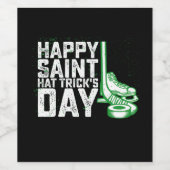 Étiquette Pour Bouteilles De Vin Joyeux Saint Casquette Trick's Day St patrick de h (Étiquettes simples)