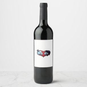Étiquette Pour Bouteilles De Vin Jusqu'à ce que la mort nous sépare (Variant arrièr