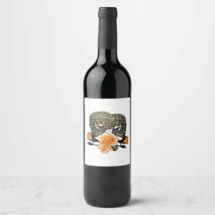 Étiquette Pour Bouteilles De Vin Jusqu'À La Mort Faites-Nous Drôle Design Pour Hall