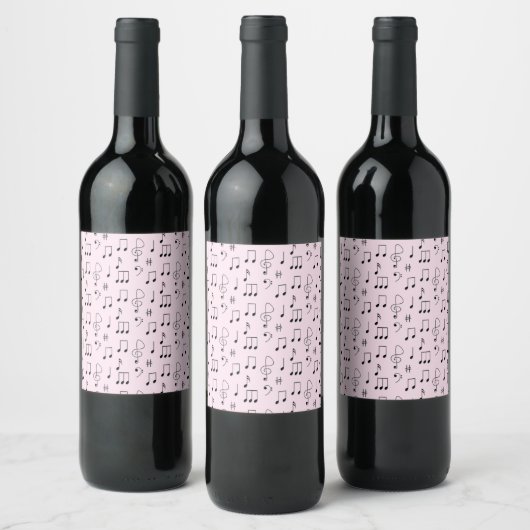 Étiquette Pour Bouteilles De Vin Just Noté Rose (Bouteilles)