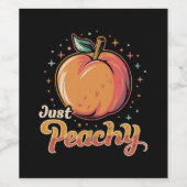 Étiquette Pour Bouteilles De Vin Juste en paix ! (Étiquettes simples)