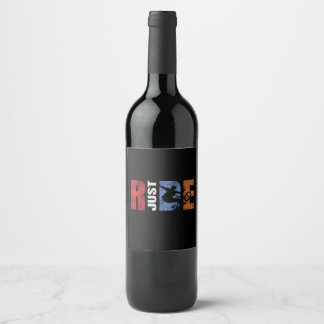Étiquette Pour Bouteilles De Vin juste monter le vecteur graphique