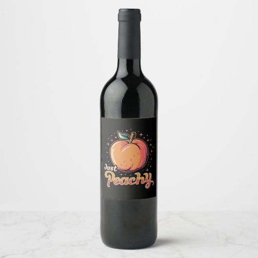 Étiquette Pour Bouteilles De Vin Juste parfait ! (Devant)