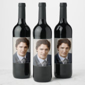 Étiquette Pour Bouteilles De Vin Justin Trudeau (Bouteilles)