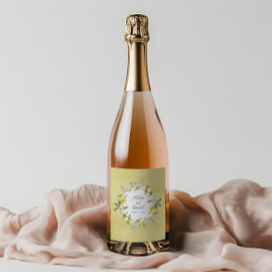 Étiquette Pour Bouteilles De Vin La Dolce Vita Lemon Mariage Étiquette de bouteille