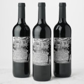 Étiquette Pour Bouteilles De Vin La fille sans peur (Bouteilles)