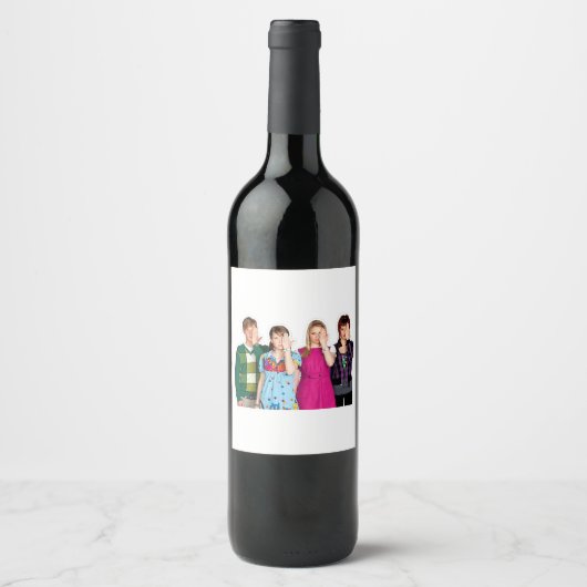 Étiquette Pour Bouteilles De Vin La maison anubis (Devant)