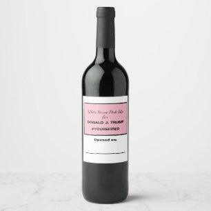 Étiquette Pour Bouteilles De Vin La Maison-Blanche a fait un bond en avant pour la