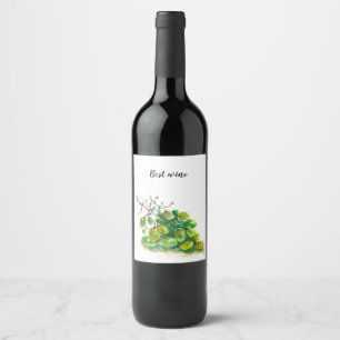 Étiquette Pour Bouteilles De Vin Label de vin de raisin