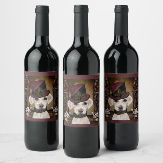 Étiquette Pour Bouteilles De Vin Labrador Retriever (Bouteilles)