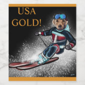 ÉTIQUETTE POUR BOUTEILLES DE VIN LABRADOR RETRIEVER  (Étiquettes simples)