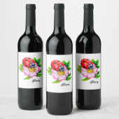 Étiquette Pour Bouteilles De Vin Ladybug (Bouteilles)