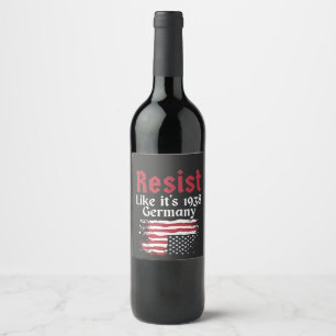 Étiquette Pour Bouteilles De Vin L'Allemagne résiste officiellement comme c'est en 