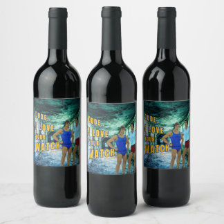 Étiquette Pour Bouteilles De Vin L'amour de SlipperyJoe pour votre montre artiste L