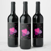 Étiquette Pour Bouteilles De Vin l'amour se rassemble (Bouteilles)