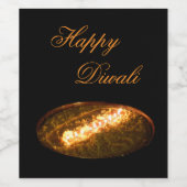 Étiquette Pour Bouteilles De Vin Lampe à beurre tibétain (Étiquettes simples)