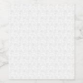 Étiquette Pour Bouteilles De Vin Langue, Aqua Haze (Étiquettes simples)