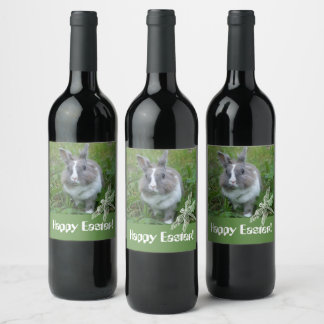 Étiquette Pour Bouteilles De Vin Lapin lapin