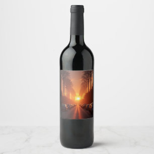 Étiquette Pour Bouteilles De Vin L'art dans le vin Étiquette
