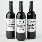 Étiquette Pour Bouteilles De Vin L'aventure commence à la mode (Bouteilles)