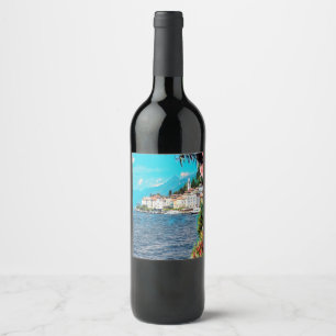 Étiquette Pour Bouteilles De Vin ldp BELLAGIO - Lac de Côme -