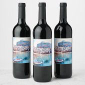 Étiquette Pour Bouteilles De Vin ldp CEFALÙ - Sicile - plage - panorama (Bouteilles)