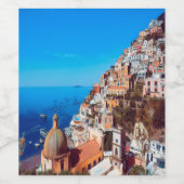 Étiquette Pour Bouteilles De Vin ldp POSITANO - Côte d'Amalfi - Panorama (Étiquettes simples)