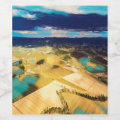 Étiquette Pour Bouteilles De Vin ldp TUSCANY - Campagne toscane - (Étiquettes simples)