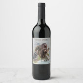 Étiquette Pour Bouteilles De Vin Le Boykin Spaniel (Devant)