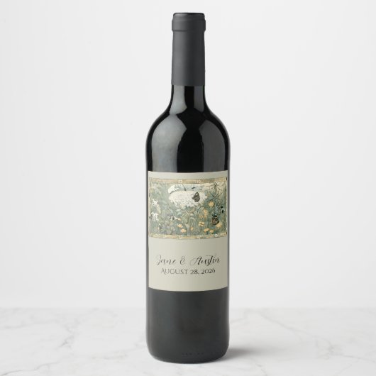 Étiquette Pour Bouteilles De Vin Le conte de Whimsical (Devant)