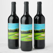 Étiquette Pour Bouteilles De Vin Le Étiquette Vin Vert (Bouteilles)