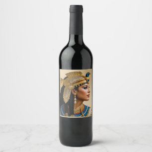 Étiquette Pour Bouteilles De Vin "Le réalisme de Cléopâtre VII : un portrait"