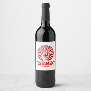 Étiquette Pour Bouteilles De Vin Le Testament New Order