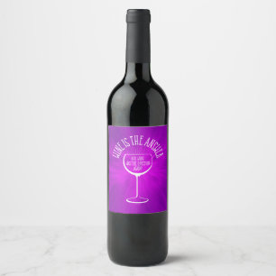 Étiquette Pour Bouteilles De Vin Le Vin Est La Réponse