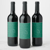Étiquette Pour Bouteilles De Vin Les gribouillages mathématiques (Bouteilles)
