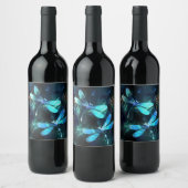 Étiquette Pour Bouteilles De Vin Les libellules du lac (Bouteilles)