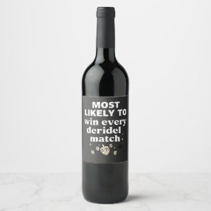 Étiquette Pour Bouteilles De Vin Les plus susceptibles de gagner chaque match Dreid