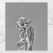 Étiquette Pour Bouteilles De Vin Les sculptures romaines dans la composition modern (Étiquettes simples)