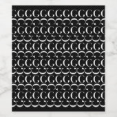 Étiquette Pour Bouteilles De Vin Lettre initiale G (Étiquettes simples)