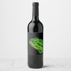 Étiquette Pour Bouteilles De Vin Lézard de dragon