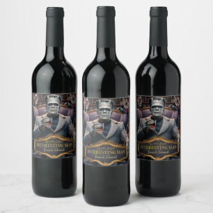 Étiquette Pour Bouteilles De Vin "L'homme le plus intéressant du monde, personnalis