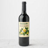 Étiquette Pour Bouteilles De Vin Limoncello Citron Citron (Devant)