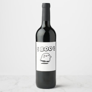 Étiquette Pour Bouteilles De Vin Little Boo Style Minimaliste